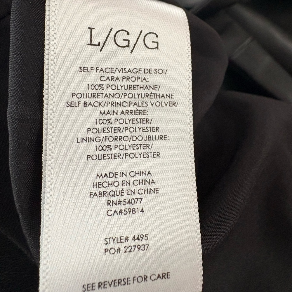 CAbi JAMES Black Leather Jacket #4495 Large EUC - Picture 3 of 4